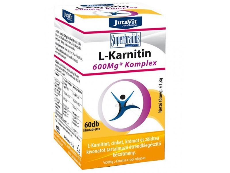 JutaVit L-Karnitin 600mg komplex 60db