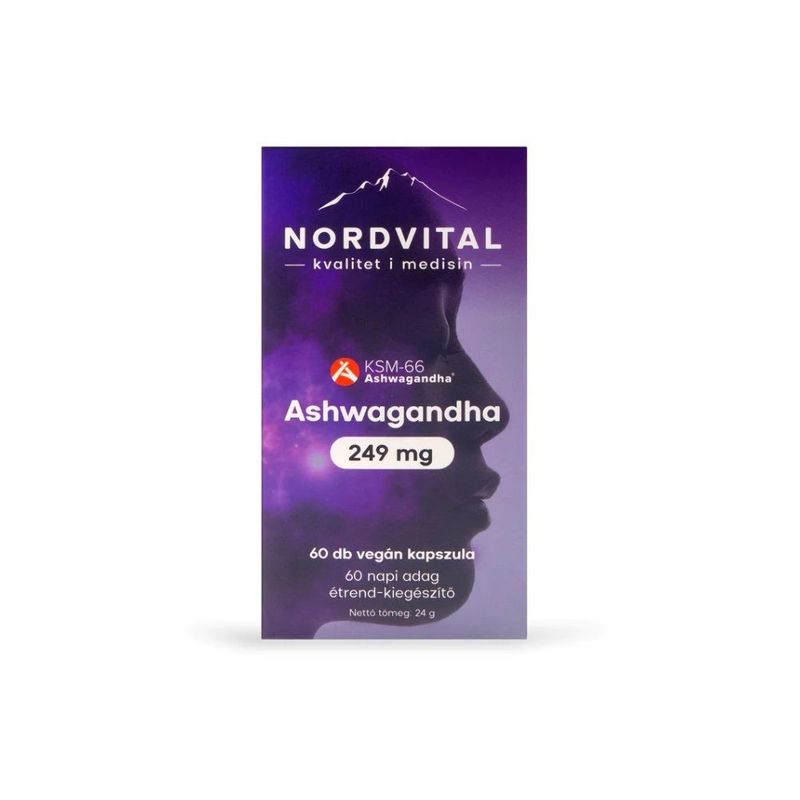 Nordvital Ashwagandha kapszula 249 mg 60 db
