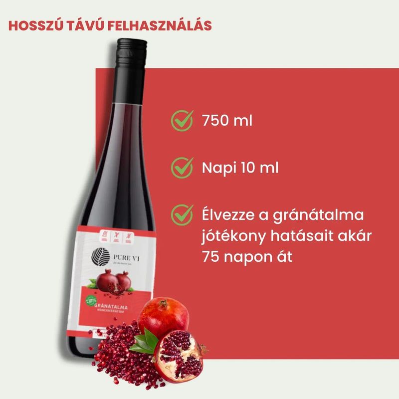 Pure Vi gránátalma koncentrátum 750 ml