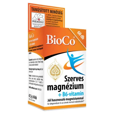 BioCo Szerves MagnéziumB6vitamin 60 db