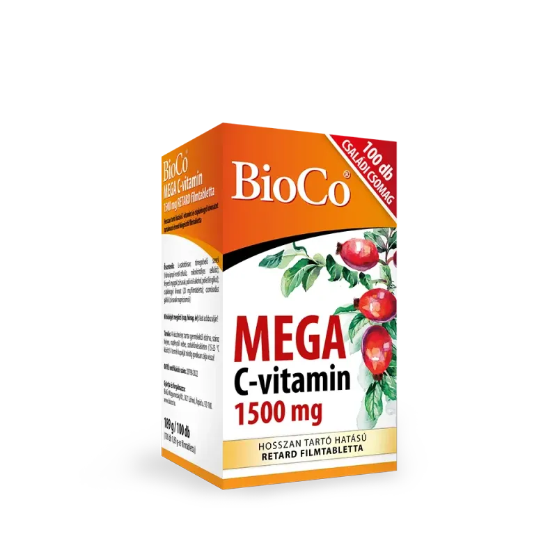 Bioco Mega C-vitamin 1500 Mg Filmtabl. 100db