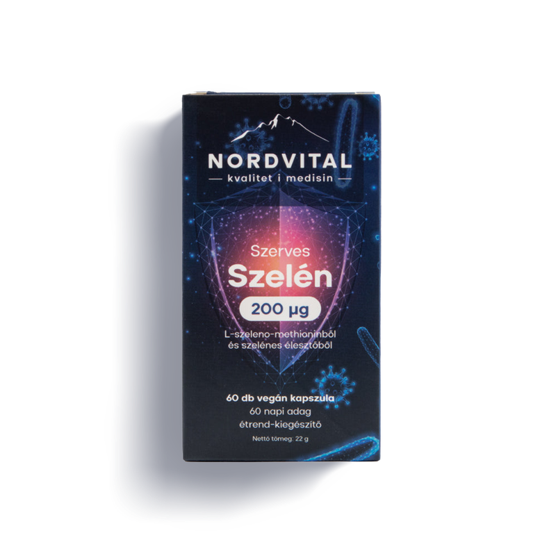 Nordvital Szerves Szelén 60 db vegán kapszula