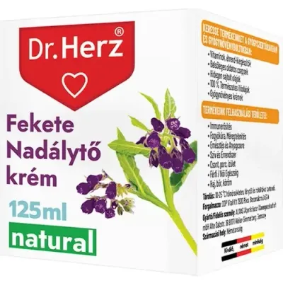 DR Herz Fekete nadálytő krém 125 ml