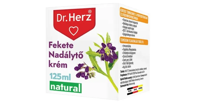 DR Herz Fekete nadálytő krém 125 ml