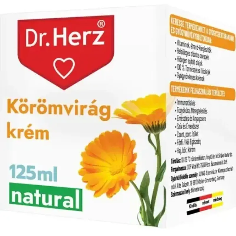 DR Herz Körömvirág krém 125 ml