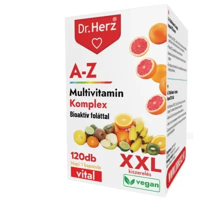DR Herz A-Z Multivitamin Komplex 120 db kapszula doboz #TH ÚJ!