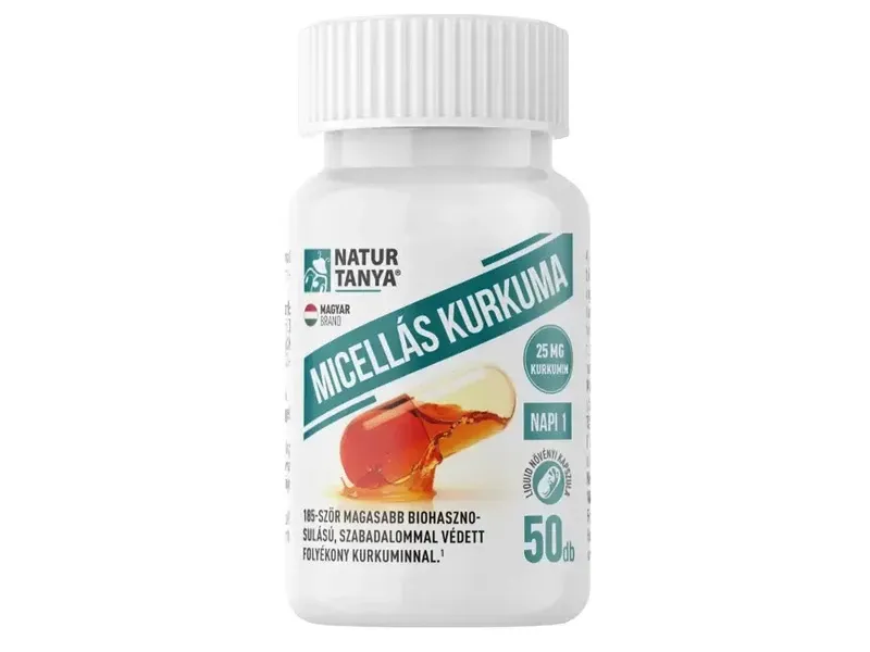Natur Tanya Micellás kurkuma 50db
