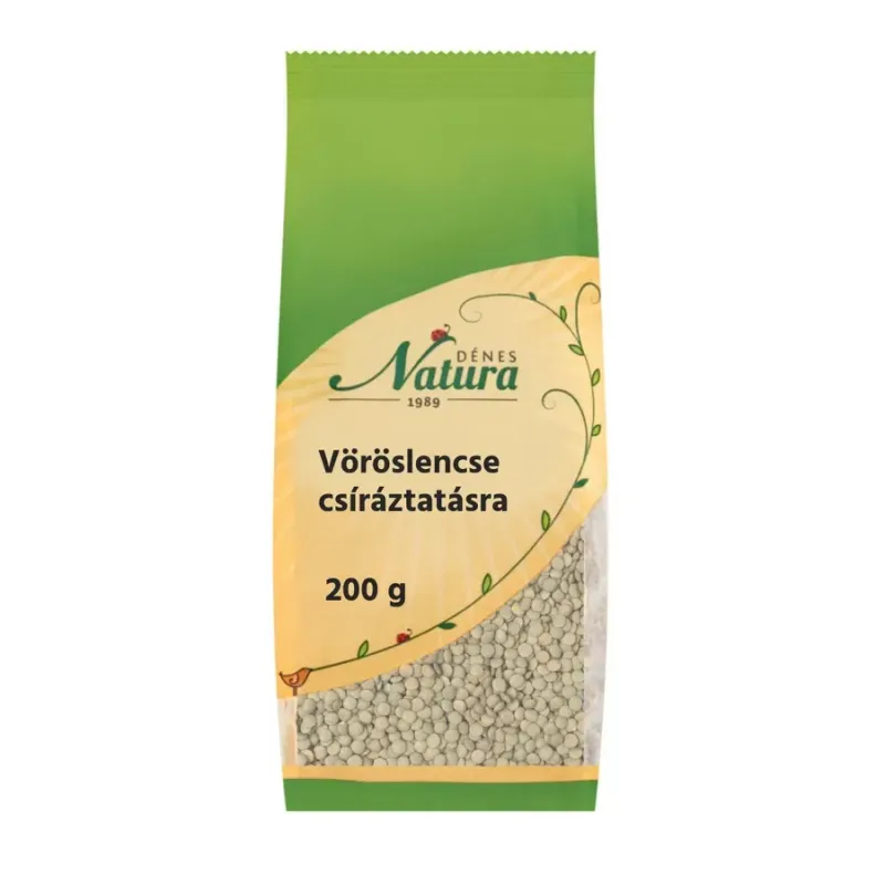 Dénes Natura Vöröslencse csíráztatásra 200 g (ÚJ)